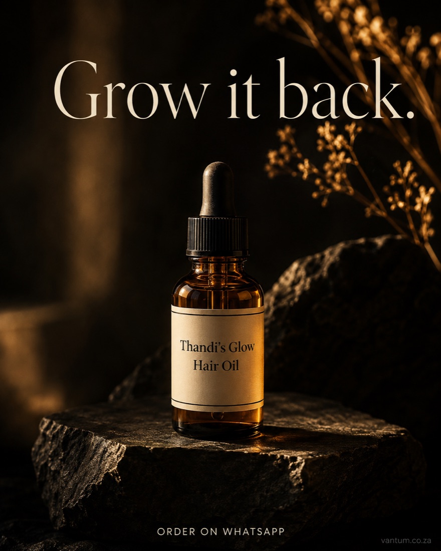 One product shot as a full page magazine advert with the seller's name on it